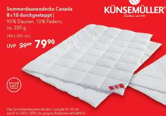 Matratzen Concord Künsemüller sommerdaunendecke canada Angebot