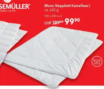 Matratzen Concord Künsemüller mono-steppbett kamelhaar Angebot