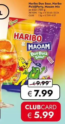 Travel FREE Haribo duo sour haribo pick&party maoam mix Angebot