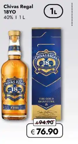 Travel FREE Chivas regal 18yo Angebot