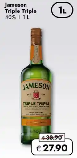 Travel FREE Jameson Triple Triple Angebot