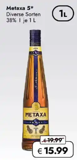 Travel FREE Metaxa 5 Diverse Sorten Angebot