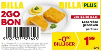 Billa Leberkäse gebacken Angebot