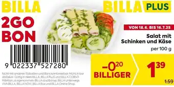 Billa Salat mit Schinken und Käse Angebot