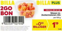 Billa Wasser & Zuckermelonen Mix Angebot