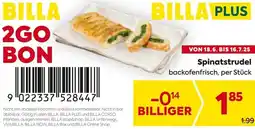 Billa Spinatstrudel Angebot