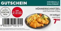 Billa Hühnerschnitzel Angebot