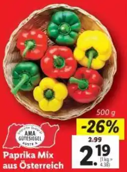 Lidl Paprika Mix Angebot