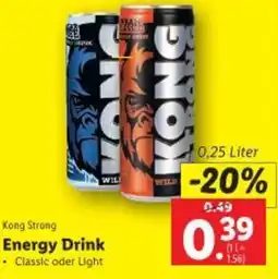 Lidl Kong Strong Energy Drink Angebot
