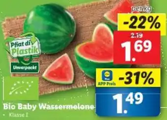 Lidl Bio Baby Wassermelone Angebot