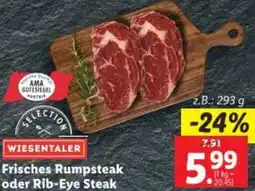 Lidl Frisches Rumpsteak oder Rib Eye Steak Angebot