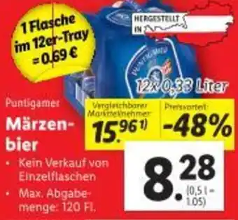 Lidl Puntigamer Marzen bier Angebot