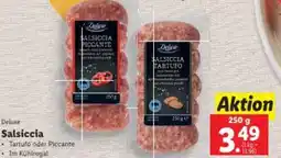 Lidl Deluxe Salsiccia Angebot