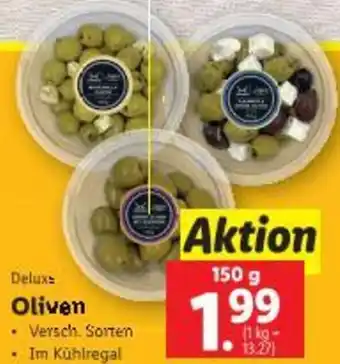 Lidl Deluxs Oliven Angebot