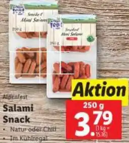 Lidl Salami Snack Angebot