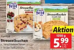 Lidl Alpentest Streuselkuchen Angebot