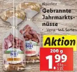 Lidl Alpenfest Gebrannte Jahrmarktsnüsse Angebot