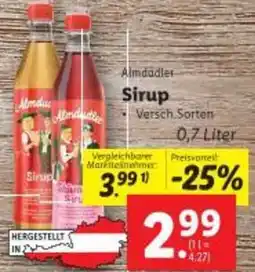 Lidl Almdadler Sirup Angebot
