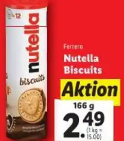 Lidl Ferrero Nutella Biscuits Angebot