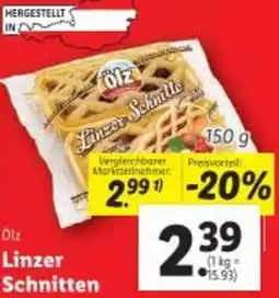 Lidl Ölz Linzer Schnitten Angebot