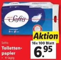Lidl Softis Toilettenpapier Angebot
