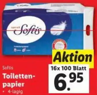 Lidl Softis Toilettenpapier Angebot
