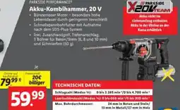 Lidl Parkside Oerformance Akku-Kombihammer, 20 V Angebot