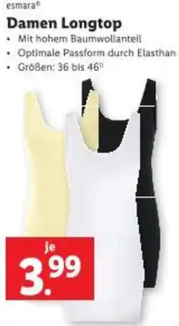 Lidl esmara Damen Longtop Angebot