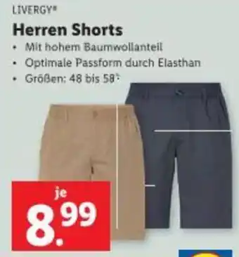 Lidl LIVERGY Herren Shorts Angebot