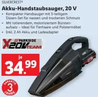 Lidl SILVERCREST Akku-Handstaubsauger Angebot