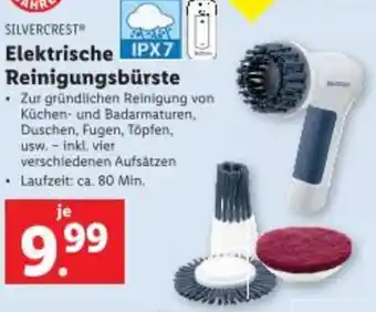 Lidl SILVERCREST Elektrische Reinigungsbürste Angebot