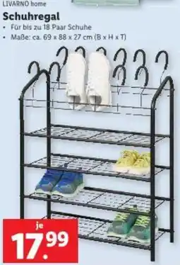 Lidl LIVARNO home Schuhregal Angebot