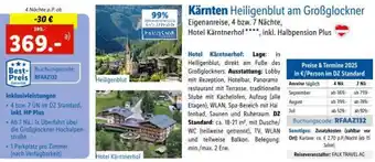 Lidl Kärnten Heiligenblut am Großglockner Angebot