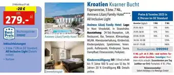 Lidl Kroatien Kvarner Bucht Angebot