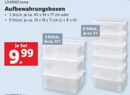 Lidl LIVARNO home Aufbewahrungsboxen Angebot