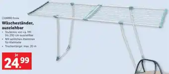 Lidl LIVARNO home Wäscheständer ausziehbar Angebot