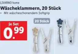 Lidl LIVARNO home Wäscheklammern Angebot