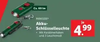 Lidl PARKSIDE Akku Schlüsselleuchte Angebot