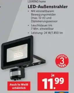 Lidl LIVARNO home LED-Außenstrahler Angebot