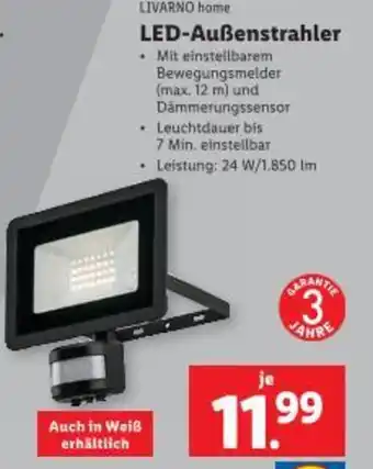 Lidl LIVARNO home LED-Außenstrahler Angebot
