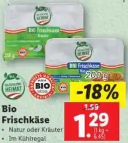 Lidl BIO Frischkase Angebot