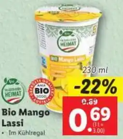 Lidl Bio Mango Lassi Angebot