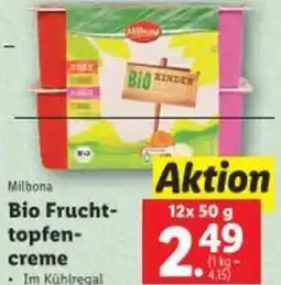 Lidl Milbona Bio Frucht topfen creme Angebot