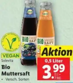 Lidl VEGAN Solevita Bio Muttersaft Angebot