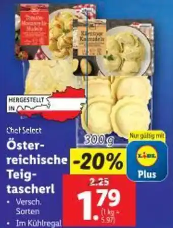 Lidl Chat Select Österreichische Teigtascherl Angebot