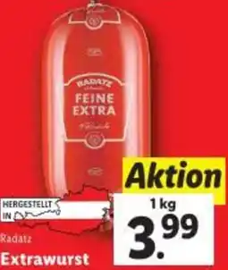 Lidl Radatz Extrawurst Angebot