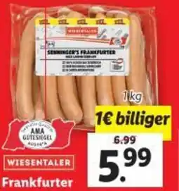Lidl WIESENTALER Frankfurter Angebot