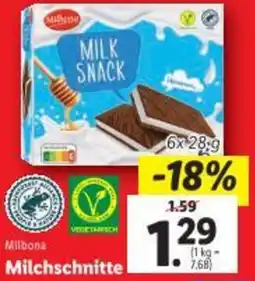 Lidl Milbona Milchschnitte Angebot