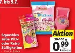 Lidl Squashies süße Pilze oder Retro Süßigkeiten Angebot