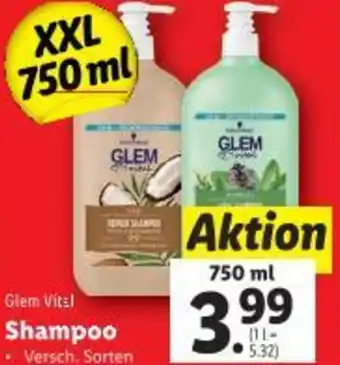 Lidl Glem Vital Shampoo Angebot